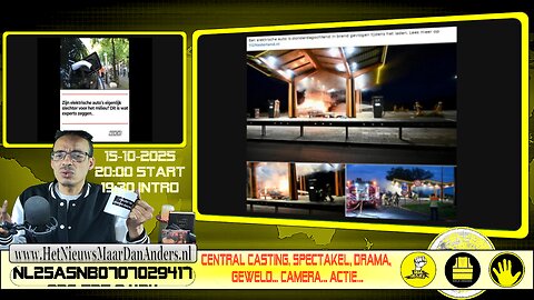 HNMDA live 15-10-25 : Central casting, Spectakel, Drama, Geweld... Camera... Actie...