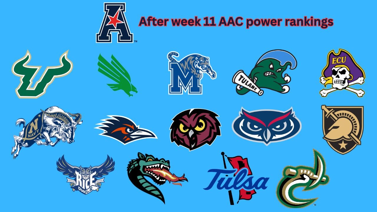 AAC power rankings after week 11
