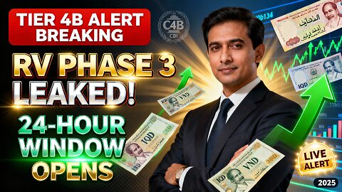 🚨 TIER 4B ALERT — RV Phase 3 Leaked! 24-Hour Window Opens 🔥💰 💥 Iraqi Dinar News Today