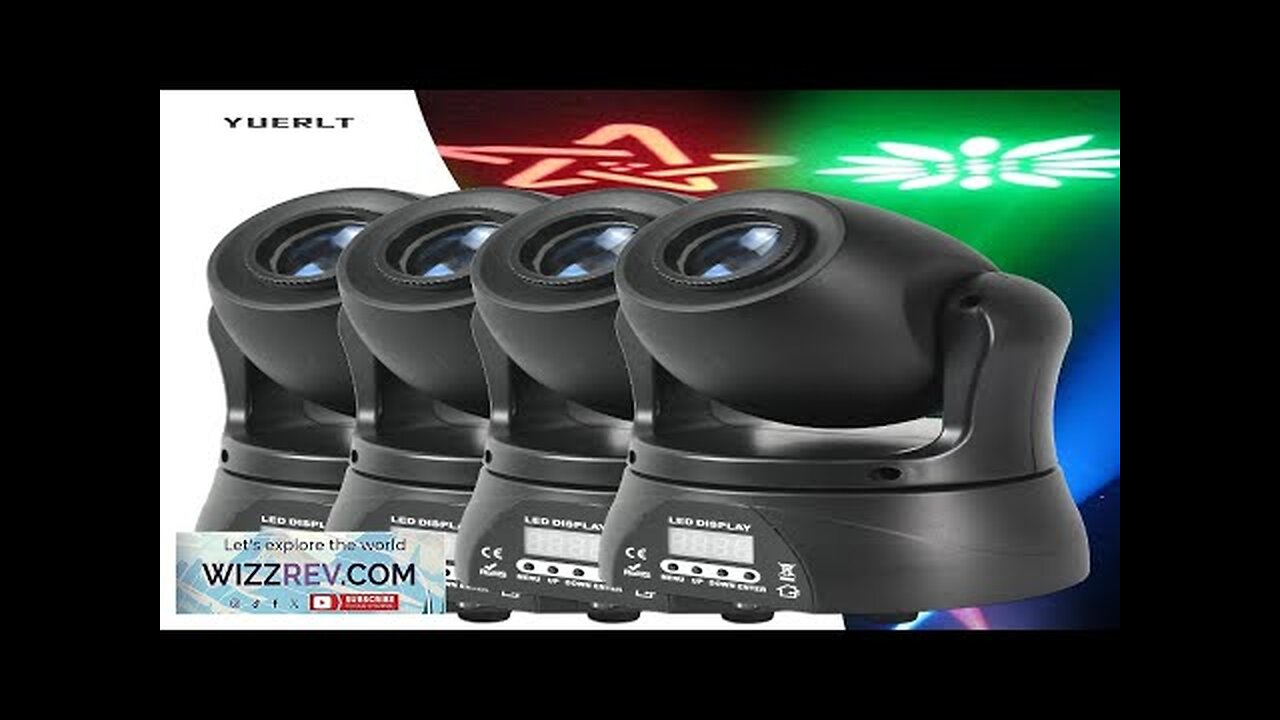 4Pcs/lot LED Mini 30W Beam Moving Head DMX512 Stage Light Professional DJ Review