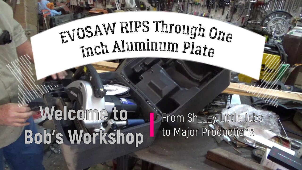 EVOSAW Rips Through One Inch Aluminum Plate