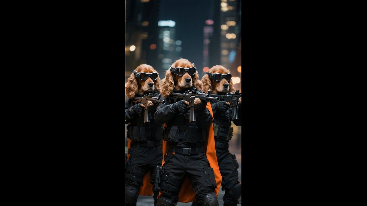 futuristic dog soldier imagination