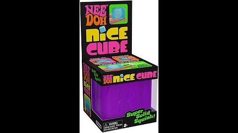 Schylling Nice Cube Nee Doh Stress Ball Review