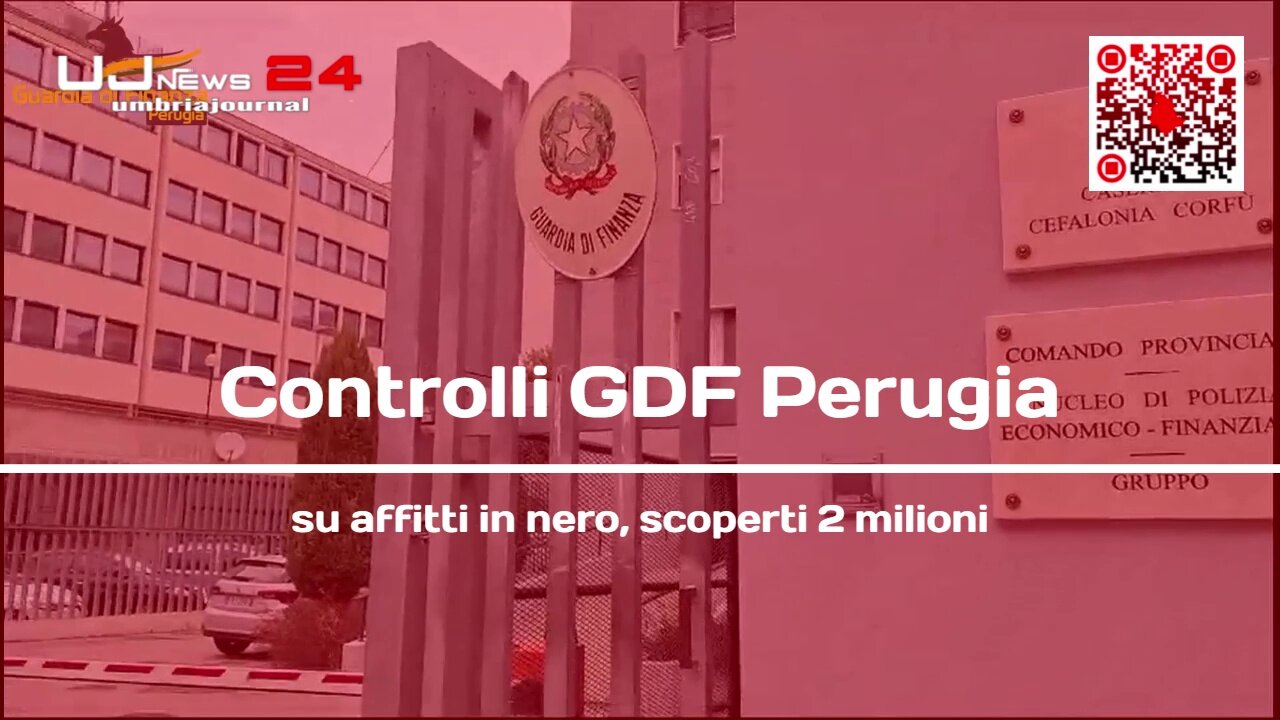 Controlli GDF Perugia su affitti in nero, scoperti 2 milioni