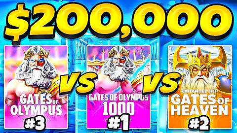 MY $200,000 GATES OF OLYMPUS SLOT BATTLE WAS CRAZY!