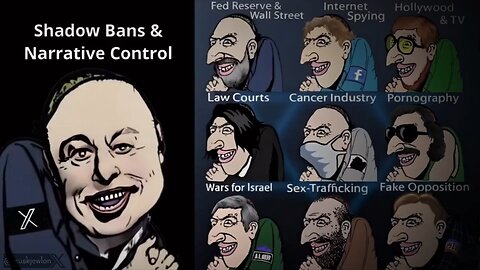 Shadow Bans & Narrative Control #JewlonMusk