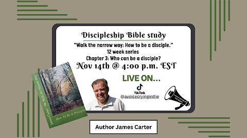 Walk the narrow way Ch 3