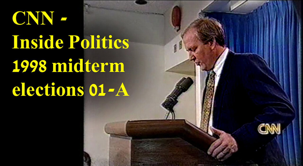 CNN - Inside Politics - 1998 midterm elections 01-A