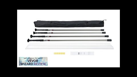 VEVOR Dust Barrier Poles Carry Bag 10 Ft Poles with 4 Telescoping Review