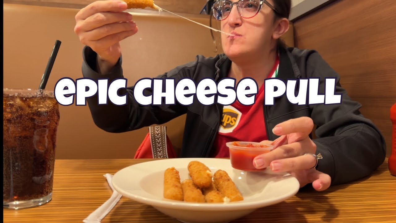 Mozzarella Pull SHOCKER! IHOP Dinner We Can't Believe!