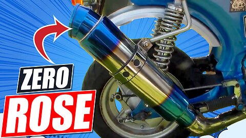 Skyteam Dax Zero Rose Style Exhaust Sound Check