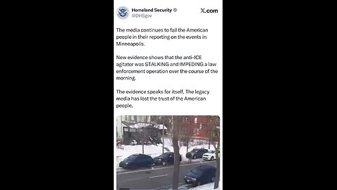 New evidence shows that the anti-ICE agitator was STALKING & IMPEDING law enforcement