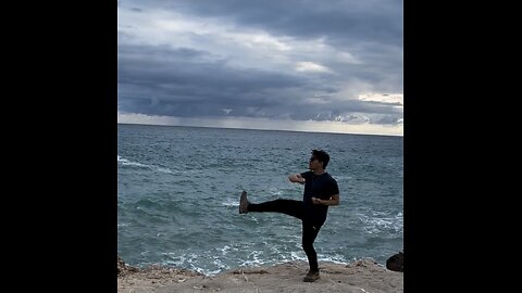 Cala Fonda, great spot for Siu Nim Tao and Chum Kiu! #yeshua #jesus #wingchun #kungfu #martialarts