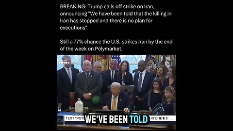 BREAKING: Trump calls off strike on Iran,