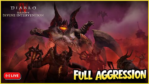 🔴LIVE - DIABLO 4💥SEASON 11 - SPIRITBORN LVL60 AND BEYOND💥