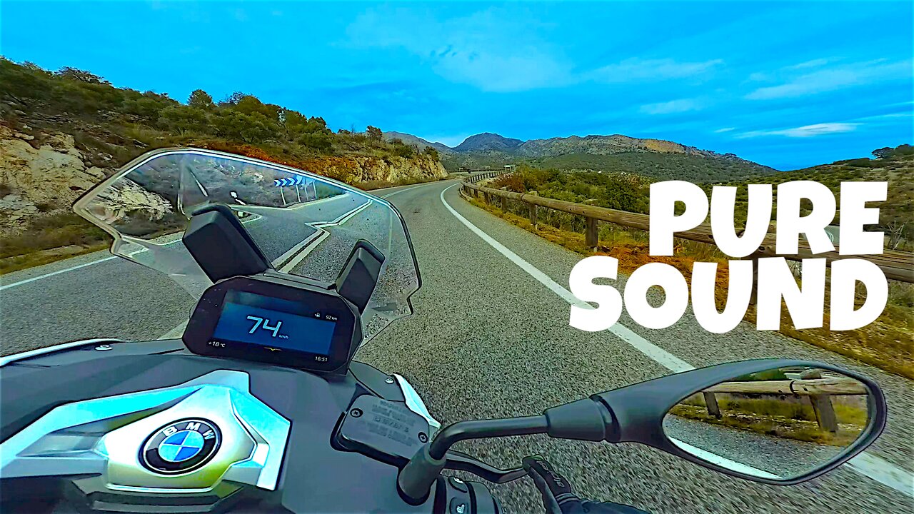 BMW C400X RAW Sound POV Mountain Ride 4K (and Review by Combastaboyy)