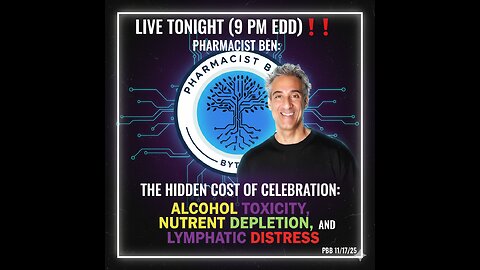 Pharmacist Ben: The Cost of Celebration: Alcohol Toxicity, Nutrient Depletion & Lymphatic Distress