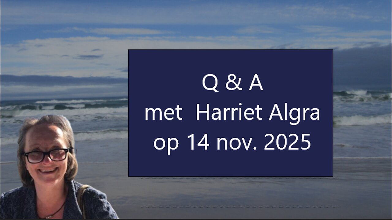 Q & A met Harriet Algra op 14 nov. 2025