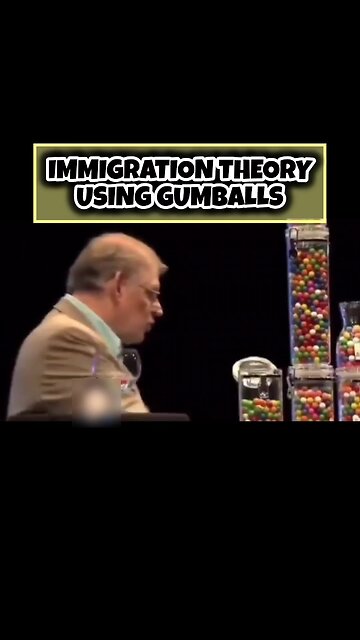 Immigration explained with gumballs
