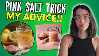 PINK SALT TRICK - ( MY ADVICE!! ) - PINK SALT TRICK FOR WEIGHT LOSS - PINK SALT RECIPE TO BELLY FAT