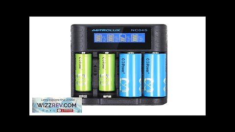 Astrolux® NC04S Inteligent 4-Slot LCD Battery Charger Mix-charging of AA/AAA Lithium Review