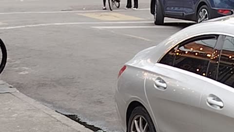 Crosswalk Conflict Caught on Camera