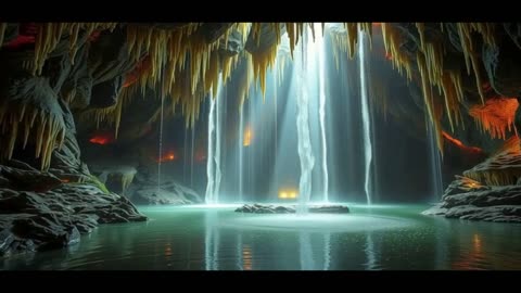 Dripping Water in Cave Sound Effect | Luminous Cave Ambience for Sleep, Study, & D&D (SFX)