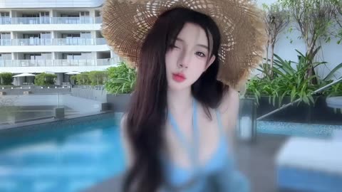 Light Azure Bathing Suit Lithe Outfit Change | Daily Beauty EP 835