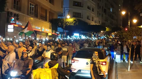مسيرة شعبية مسيرة الصمود لكسر الحصار عن غزة من طنجة 27 09 2025 حكام العرب لي باعونا