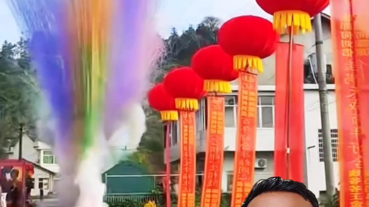 China Wedding Fireworks Reaction 🔥😳 | চীনের বিয়েতে পাগল করা ফটকাবাজি!