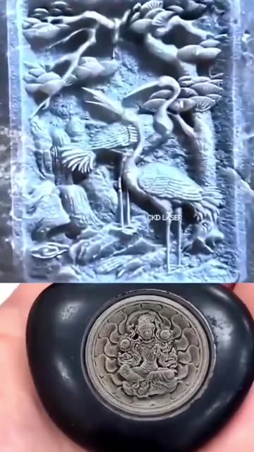 THEY USED LASER AND ADVANCED TECH, NOT HAMMER AND CHISEL, BUT ON A MUCH LARGER SCALE