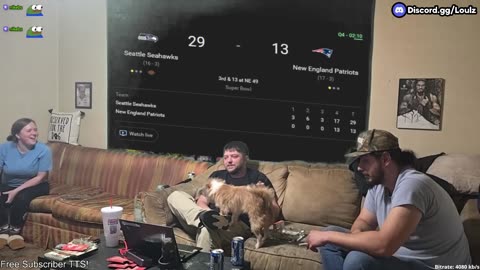 Super Bowl Reaction Party | The Dirty Couch Crew | Seahawks vs Patriots | Bama Boys React