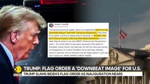 Trump Loses It Over Flags Flying Half-Staff At His Inauguration World News