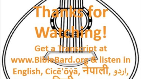 Bible Bard vodcast BB-22 Living the Good Life