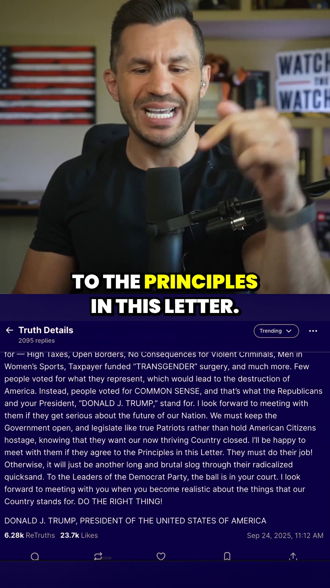 Trump SLAMS Democrats Over Shutdown And Radical Agenda