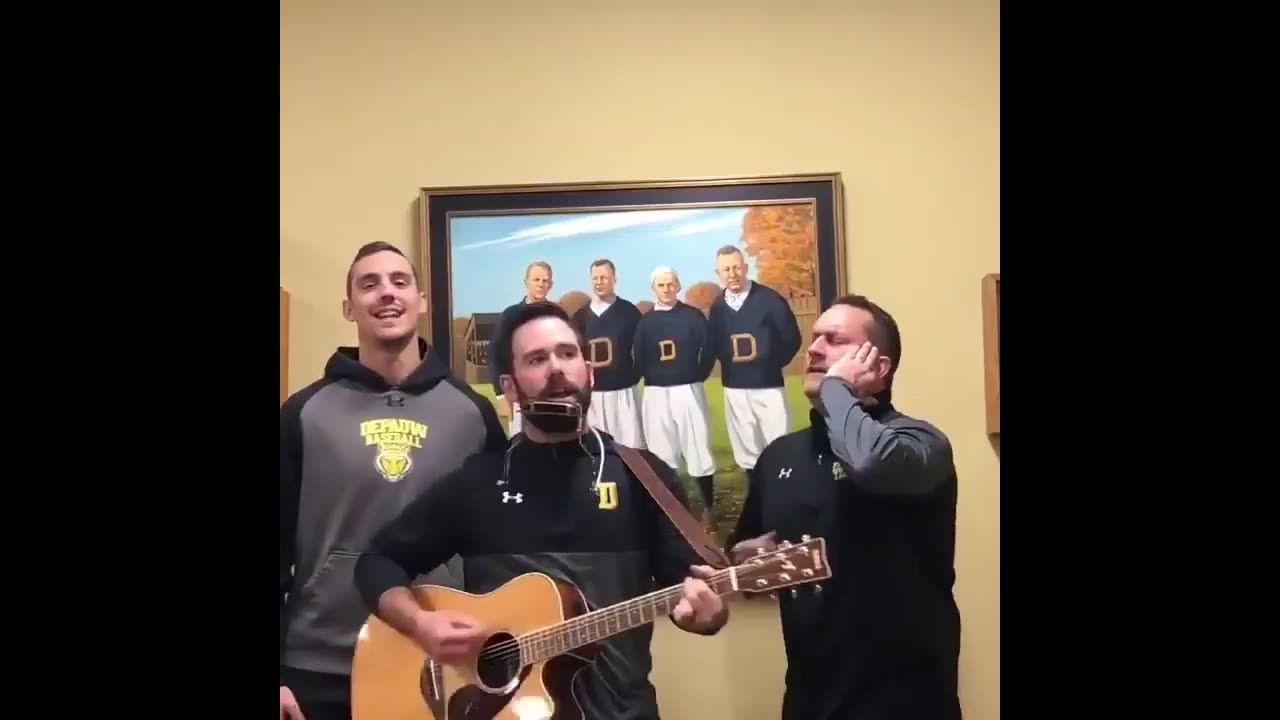 November 13, 2019 - DePauw Baseball Teams Ballad of the Monon Bell