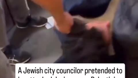 The Jew Cries Out In Pain As He Strikes