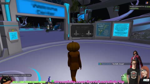 Scary October Pumpkin Man Stream