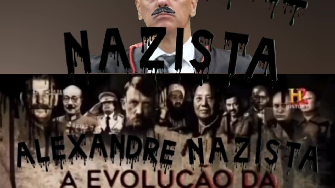 O DITADOR ALEXANDRE NAZISTA DE MORAES É A EVOLUÇÃO DA MALDADE