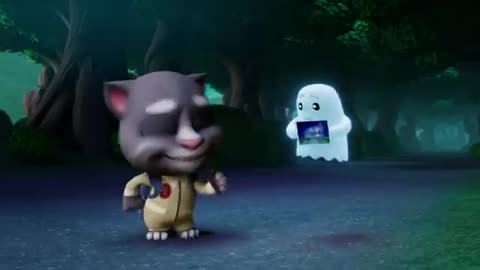 A Spooky New Friend 👻😳 Talking Tom Shorts