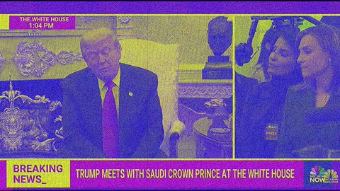 REPORTER HITS TRUMP AND MBS WITH SHARP QUESTIONS