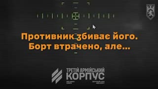 Russian soldier shoots down a drone hovering directly above him with small arms fire