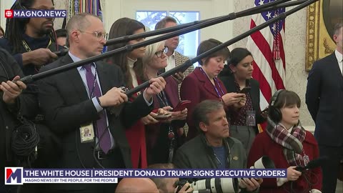 The White House | President Donald Trump signs impactful Executive Orders (Feb 13, 2025)