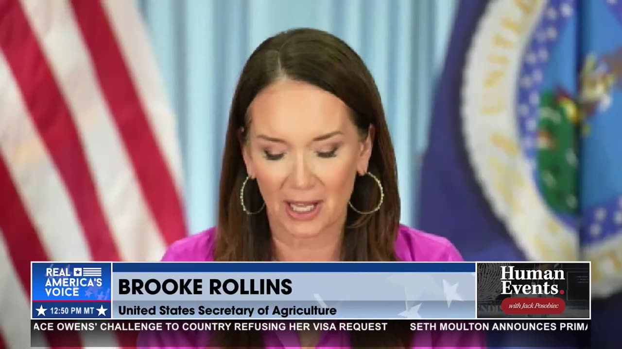 SECRETARY ROLLINS GIVES EMOTIONAL RESPONSE TO CHARLIE KIRK'S MEDAL OF FREEDOM