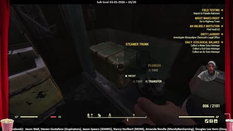 Fallout 76 and Football / watching Packers @ Bears while playing