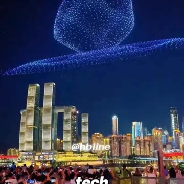 China’s 3D Drone Skyshow Shocks the World The Future of Technology and Art