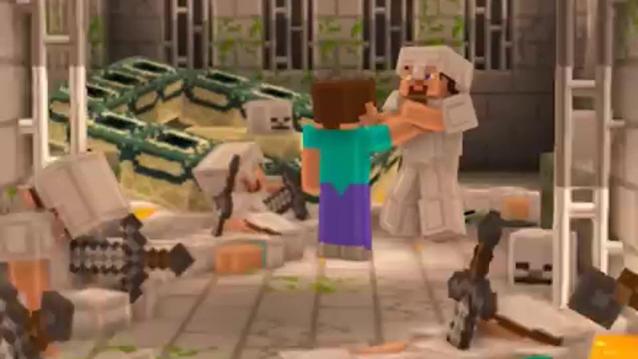 Incredible: Minecraft but Herobrine Guards the End Portal #shorts #minecraft