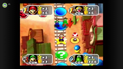 Mario Party 2 Western Land Hard AI 35 Turn Game Part Ten