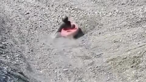 😱🛹 Skater Slips Off the Hill Edge and Falls Down! | Shocking Skateboarding Fail ⛰️