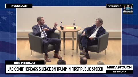 Jack Smith BREAKS SILENCE on Trump in FIRST PUBLIC SPEECH
